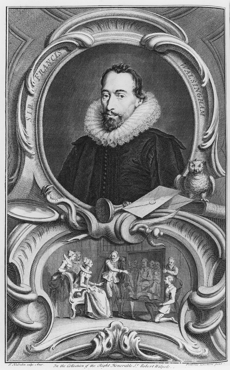 Sir Francis Walsingham, 1738 - Jacobus Houbraken