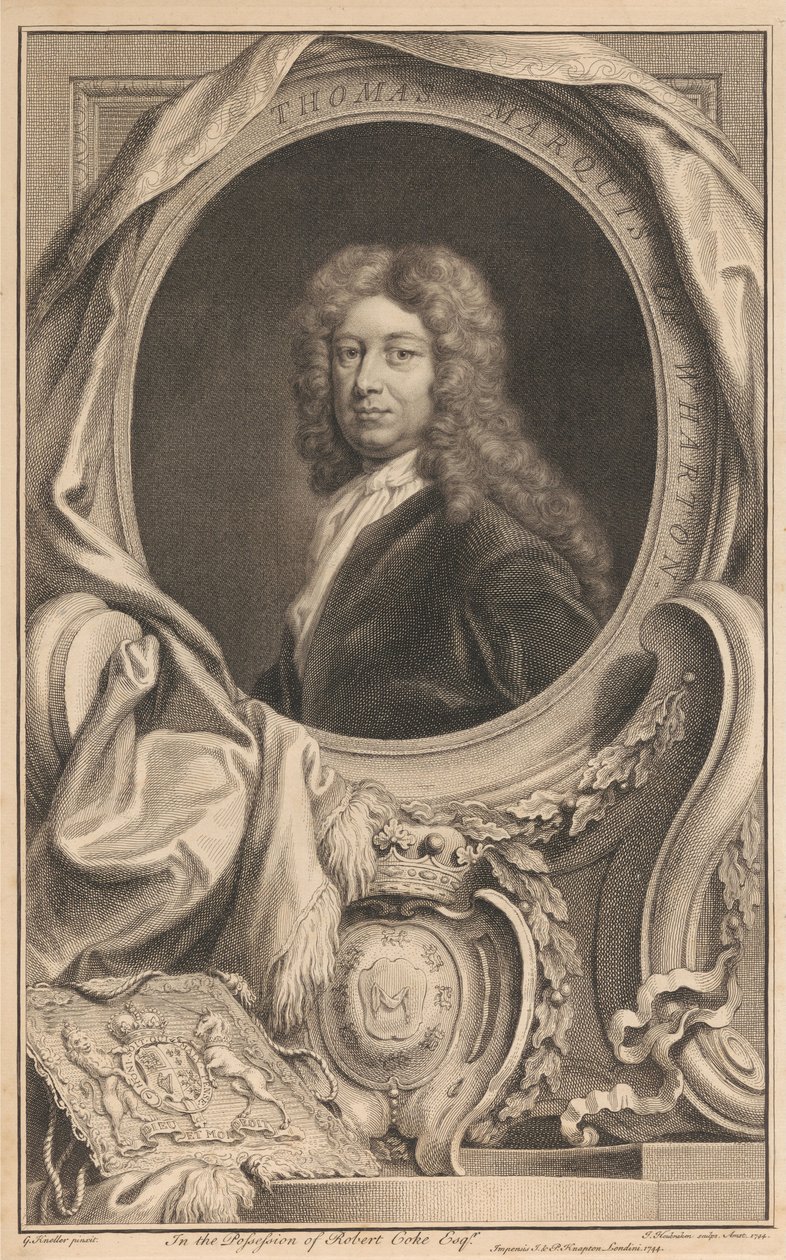 Thomas Wharton, premier marquis de Wharton - Jacobus Houbraken