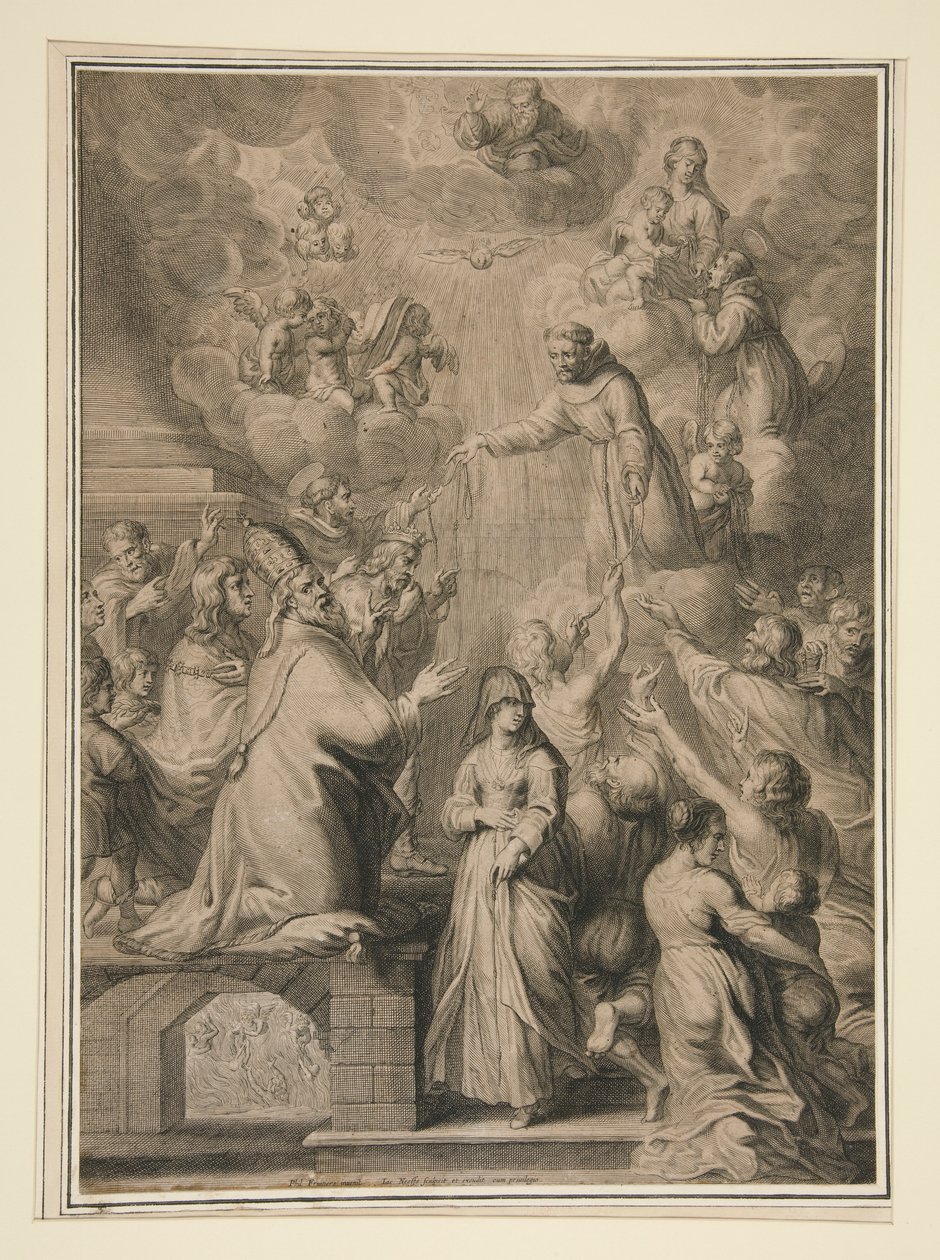 La distribution des cordes franciscaines - Jacobus Neeffs