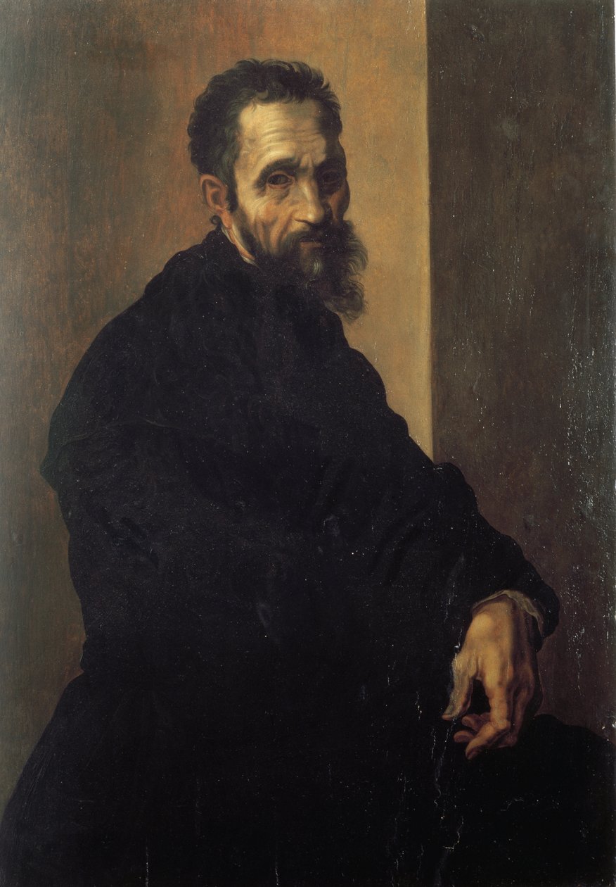 Portrait de Michelangelo Buonarroti dit Michel-Ange - Jacopino del Conte