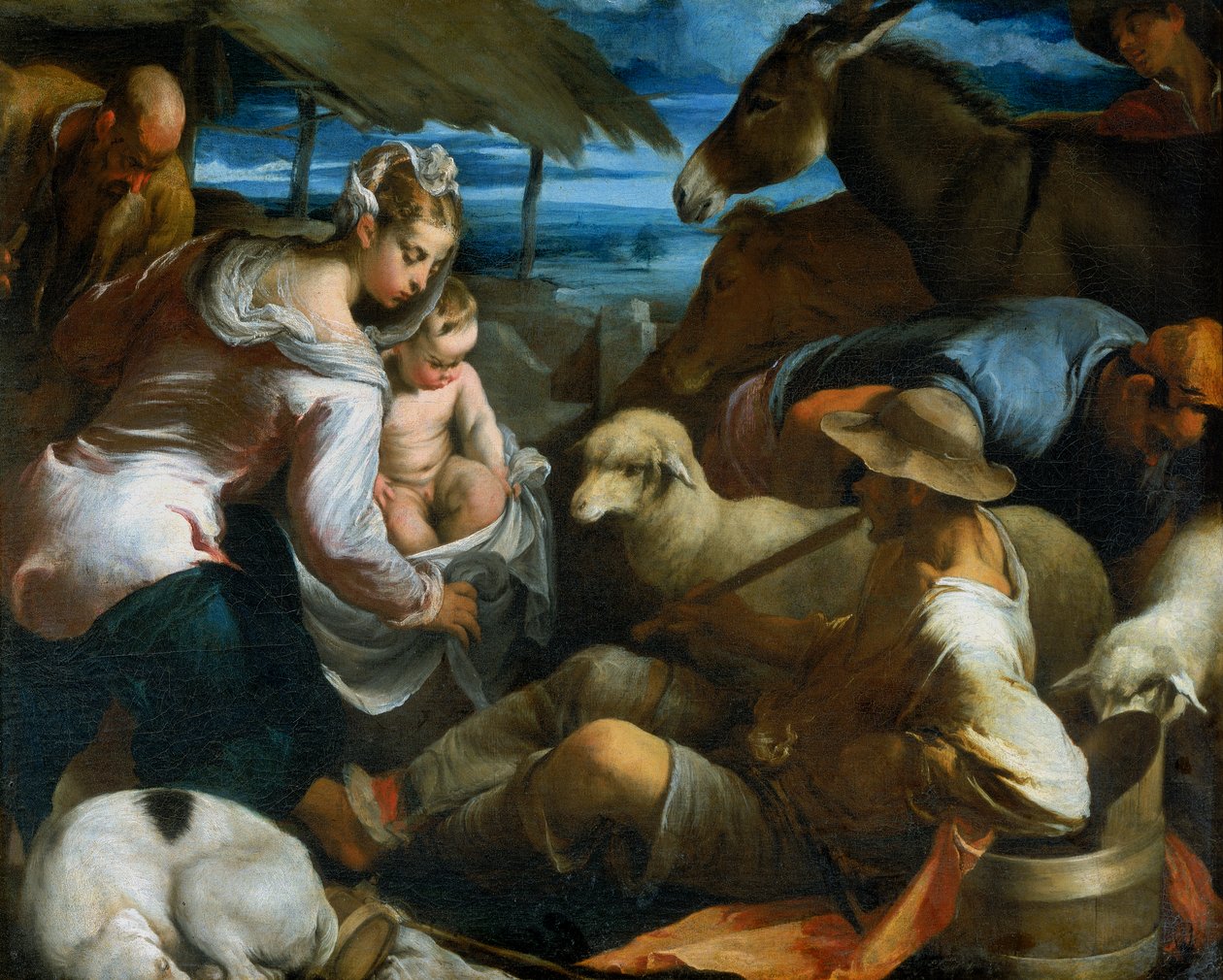 Adoration des bergers - Jacopo Bassano