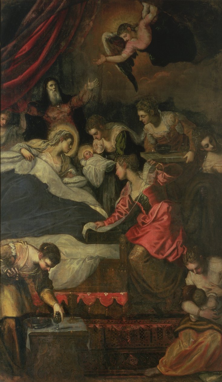 Naissance de la Vierge - Jacopo Robusti Tintoretto