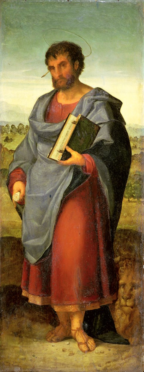 Saint-Marc (huile sur panneau) - Jacopo (c.1480-1528) Palma