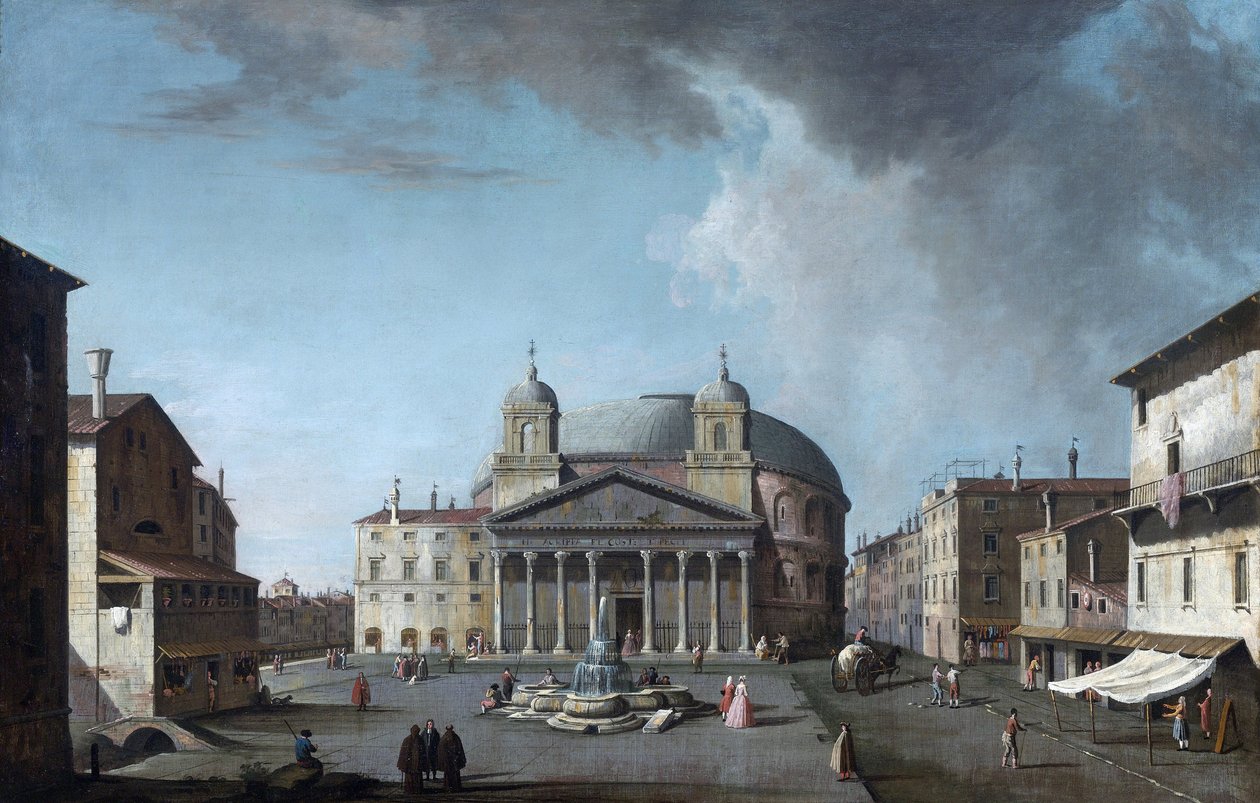 Vue du Panthéon à Rome - Jacopo Fabris