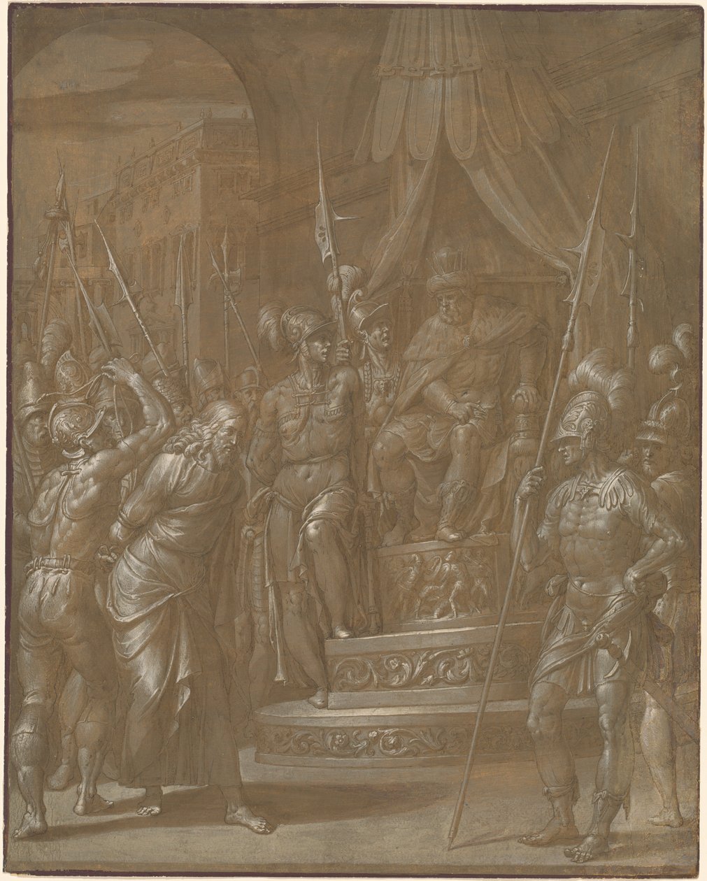 Le Christ devant Hérode - Jacopo Ligozzi