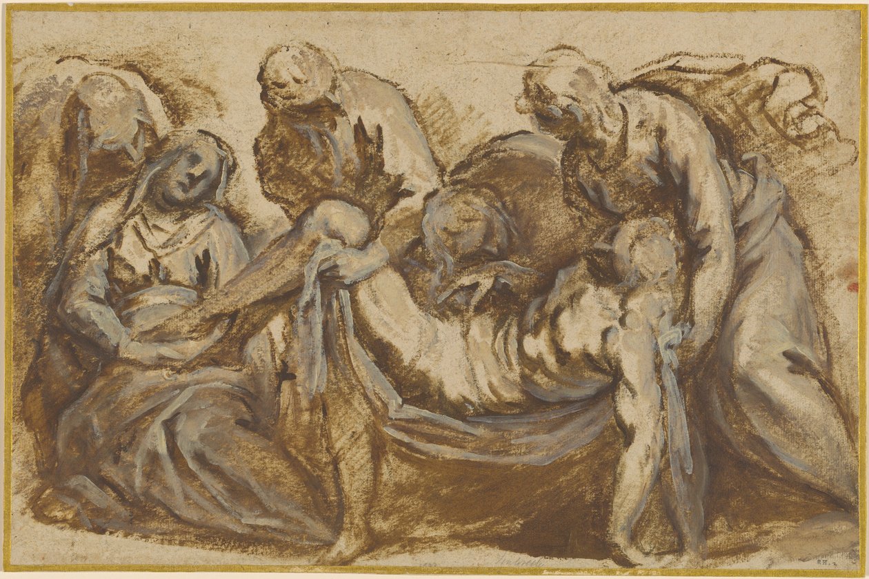 Christ porté au tombeau - Jacopo Palma il Giovane