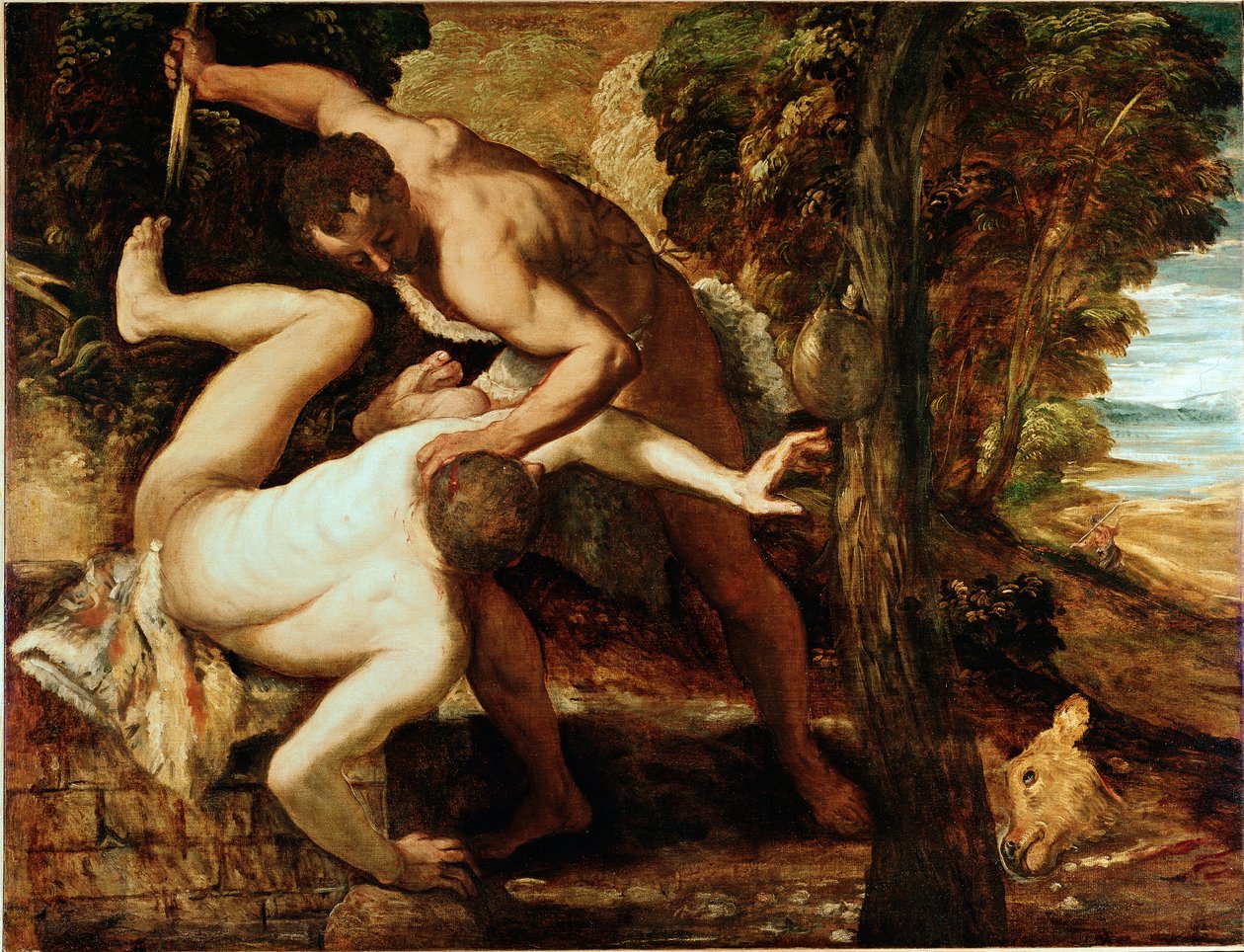 Caïn tuant Abel - Jacopo Robusti Tintoretto