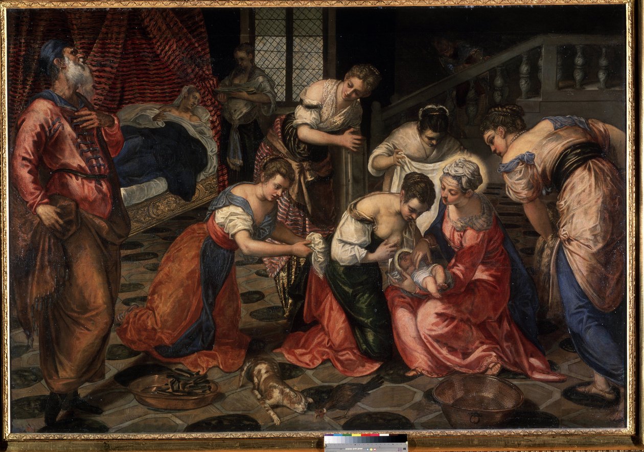 La nativité de Saint Jean Baptiste - Jacopo Robusti Tintoretto