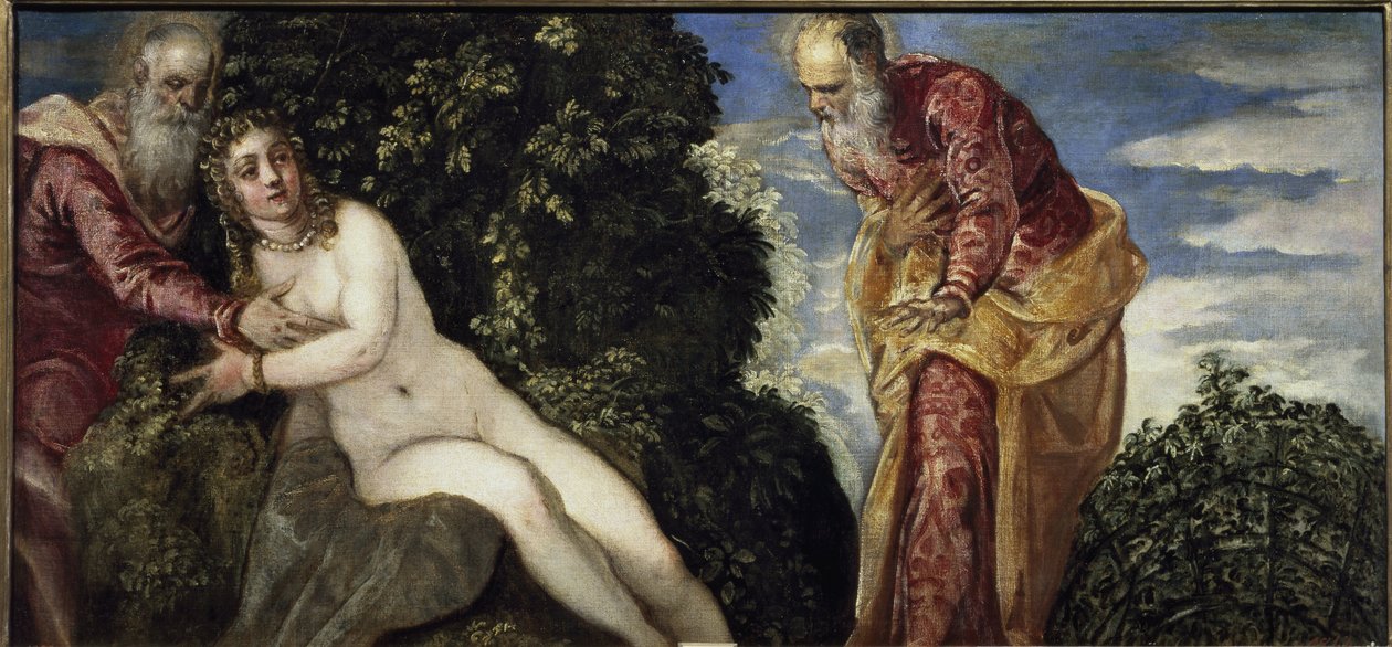Suzanne et les vieillards, vers 1555 - Jacopo Robusti Tintoretto