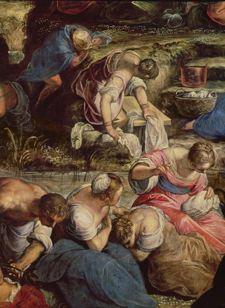 La collecte de la manne (détail) - Jacopo Robusti Tintoretto