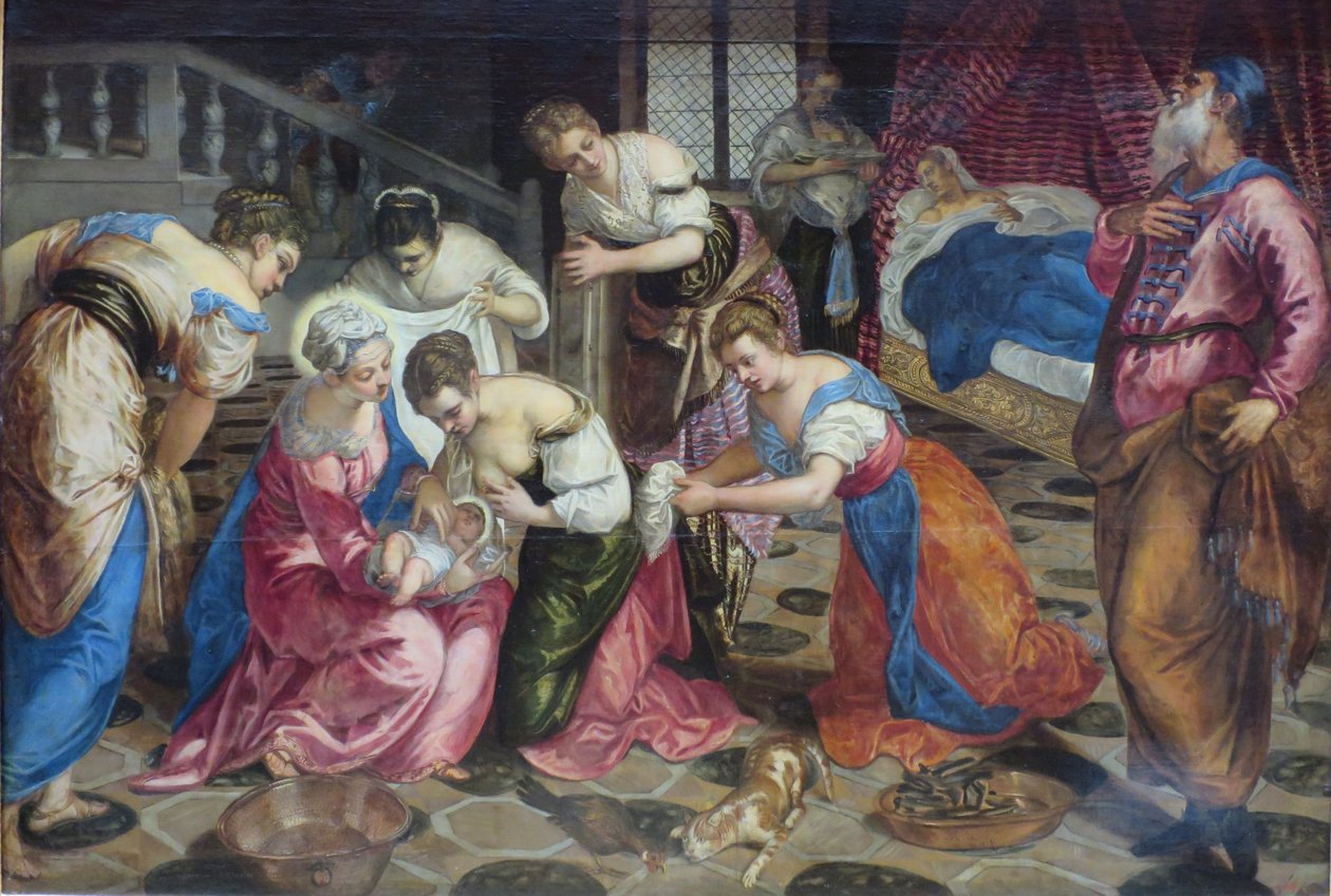 Naissance de Saint Jean Baptiste - Jacopo Tintoretto