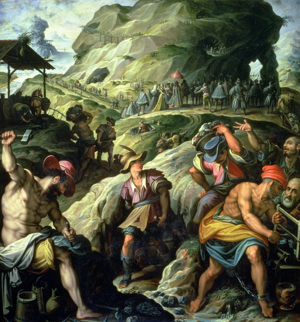 La mine, 1572 - Jacopo Zucchi