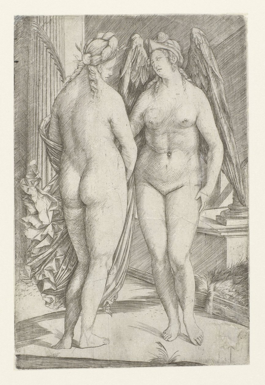 Allégorie avec Victoire et Gloire - Jacopo de