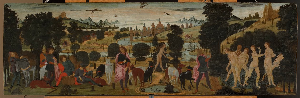 Diane et Actéon - Jacopo del Sellaio