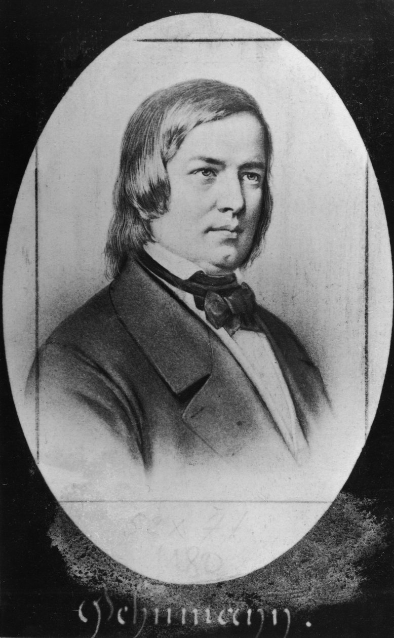 Robert Schumann (1810-56) gravé d