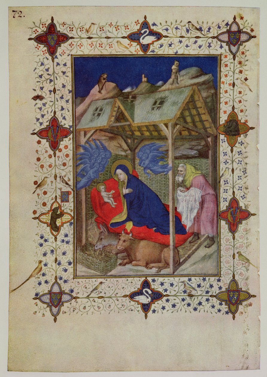 MS 11060-11061 Heures de Notre-Dame : Prime, La Naissance du Christ, des 