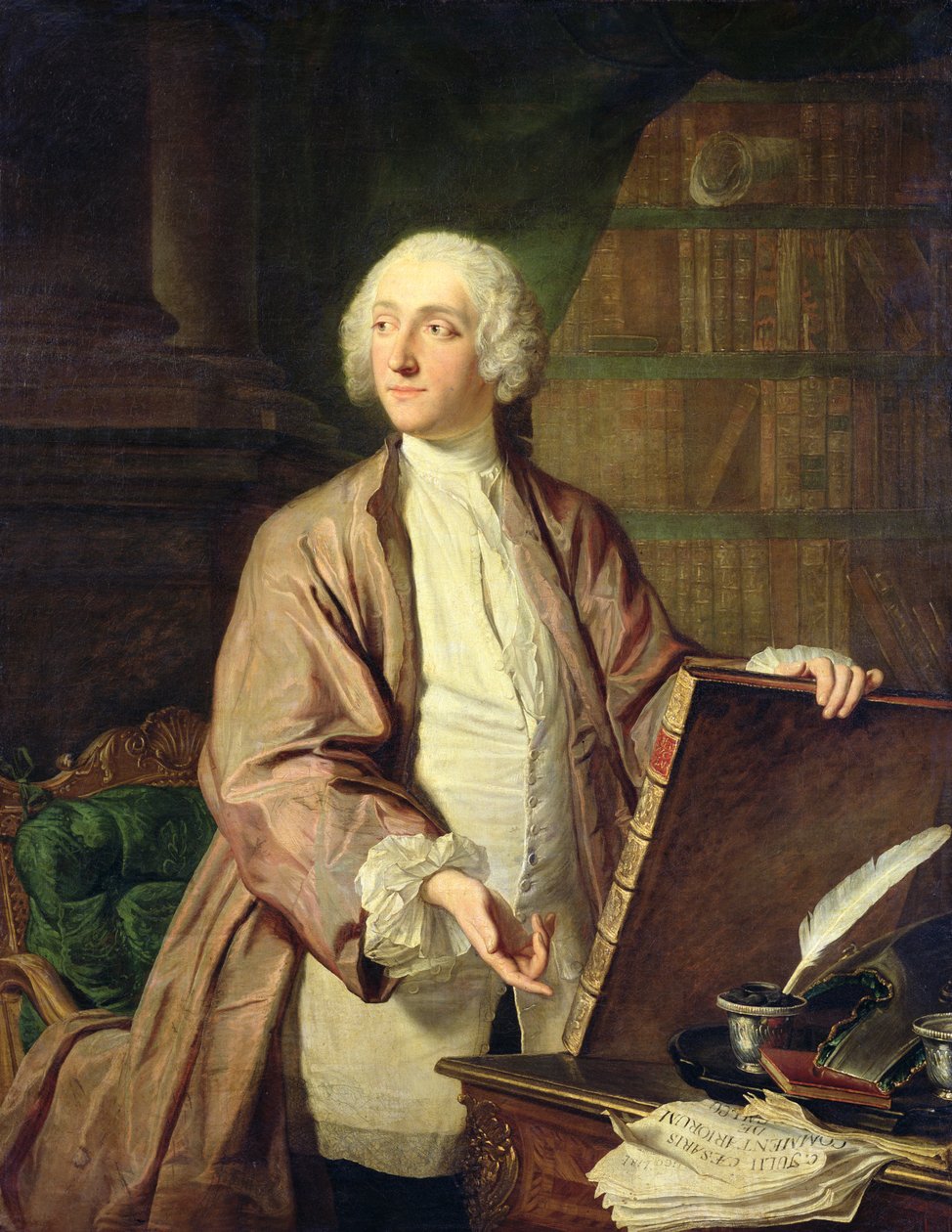 Victor Riquetti (1715-89), Marquis de Mirabeau, 1743 - Jacques Andre Joseph Camelot Aved