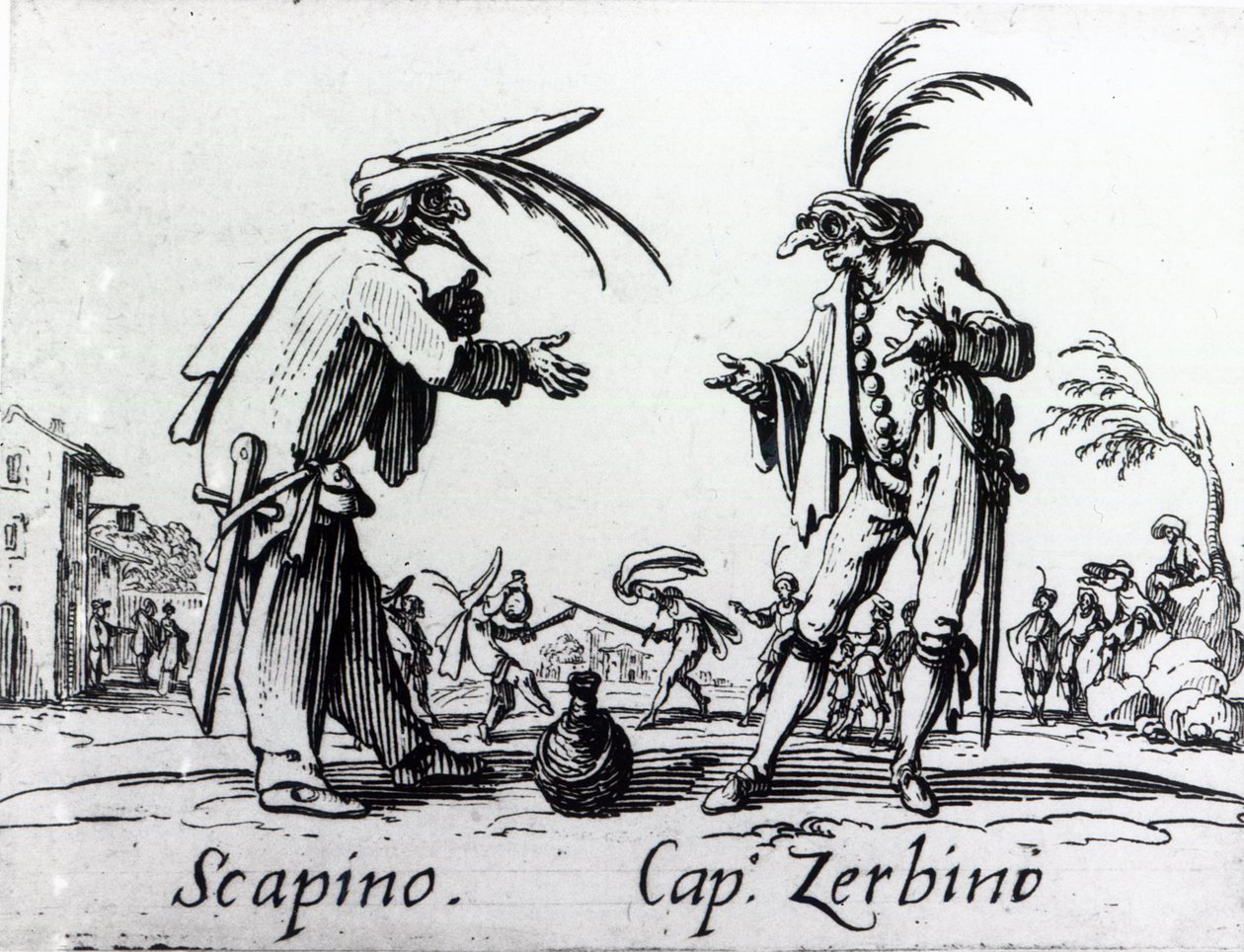 Balli de Sfessania, c.1622 - Jacques Callot