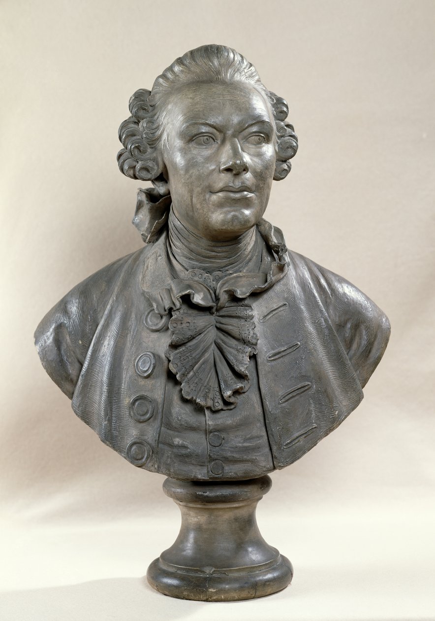 Buste de Johan Georg Wille (1715-1808) - Jacques Francois Joseph Saly