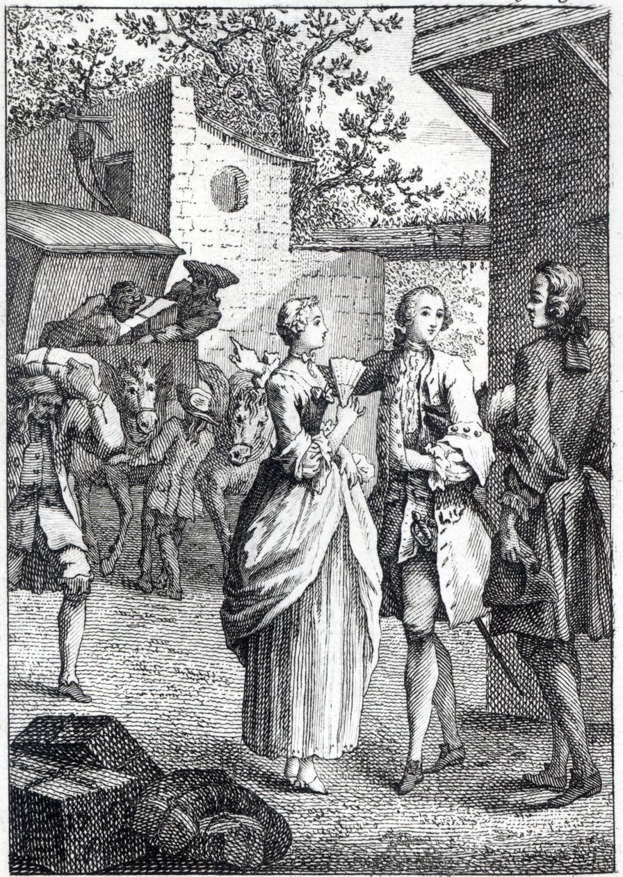 Rencontre du Chevalier Des Grieux et de Manon, scène de 