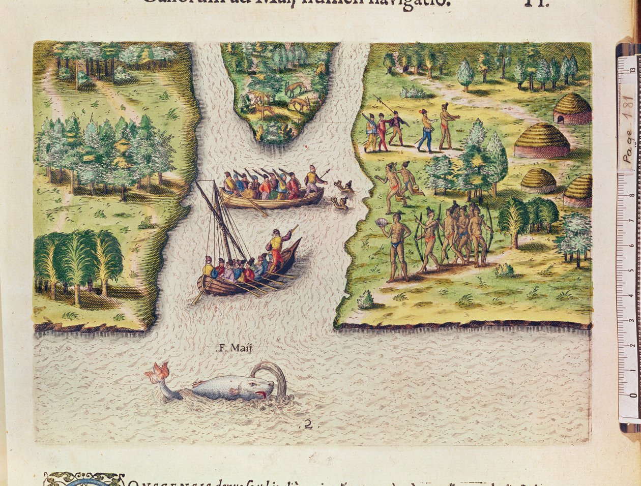 Les Français découvrent la rivière de Mai, de 