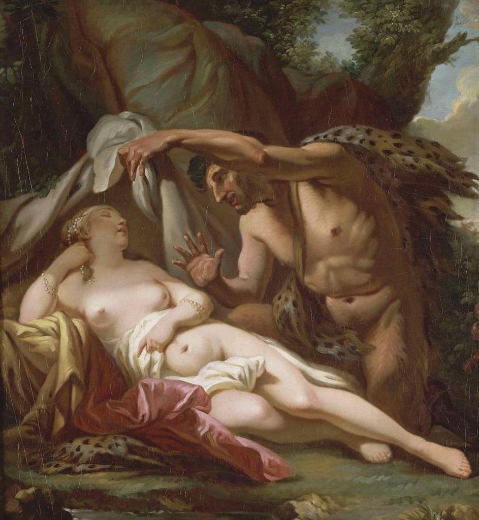 Jupiter et Antiope - Jacques Louis David