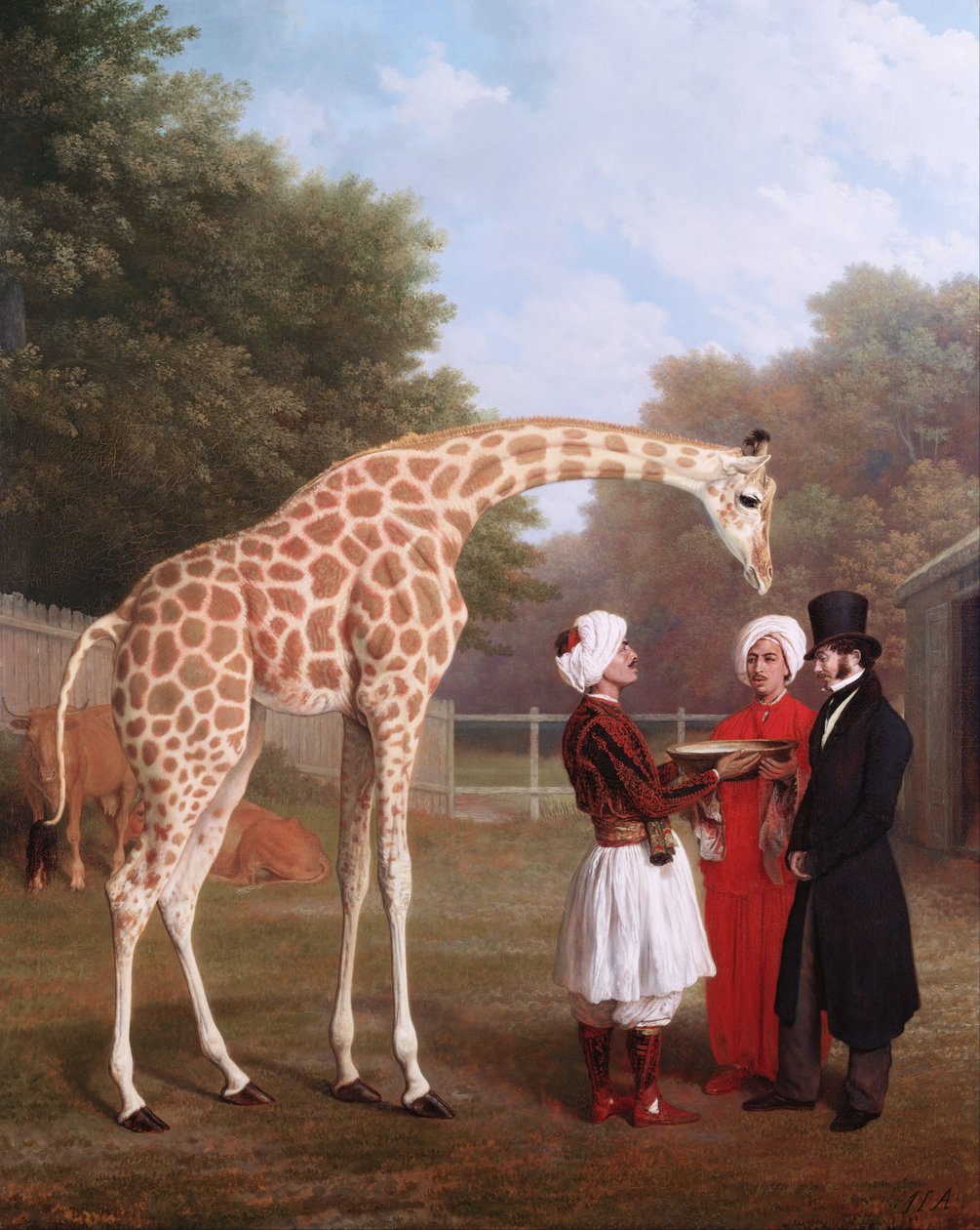 La girafe de Nubie - Jacques-Laurent Agasse