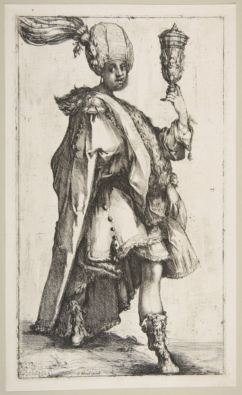 Balthazar de la série des Trois Mages - Jacques Bellange