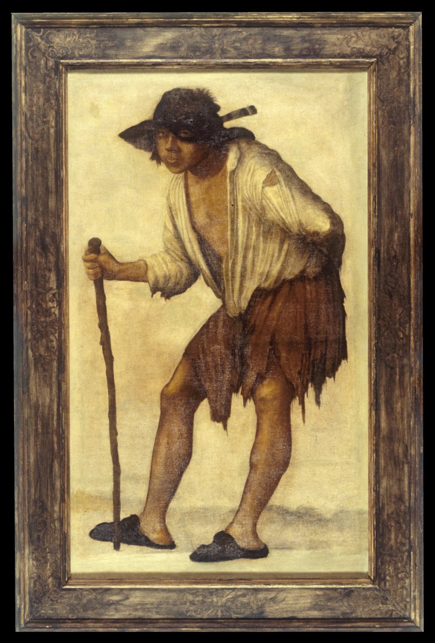 Mendiant regardant à travers son chapeau - Jacques Bellange