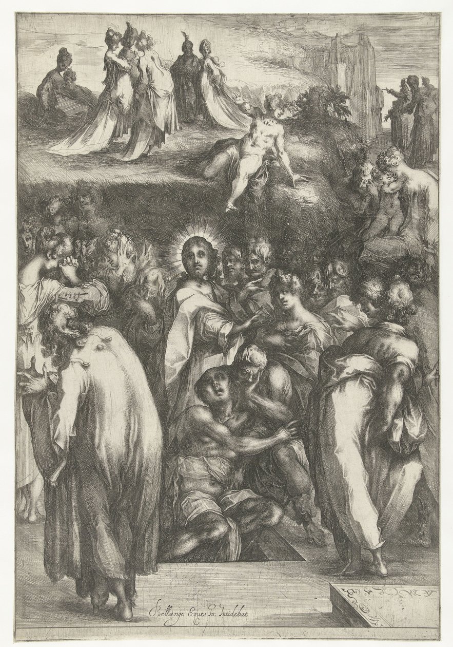 Résurrection de Lazare - Jacques Bellange