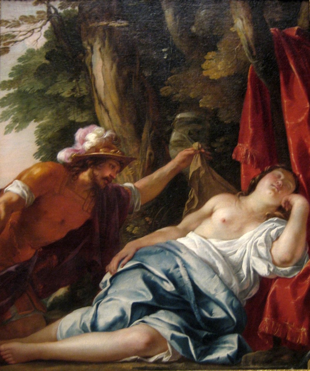 Français :  Mars et la vierge vestale Mars et la vierge vestale - Jacques Blanchard