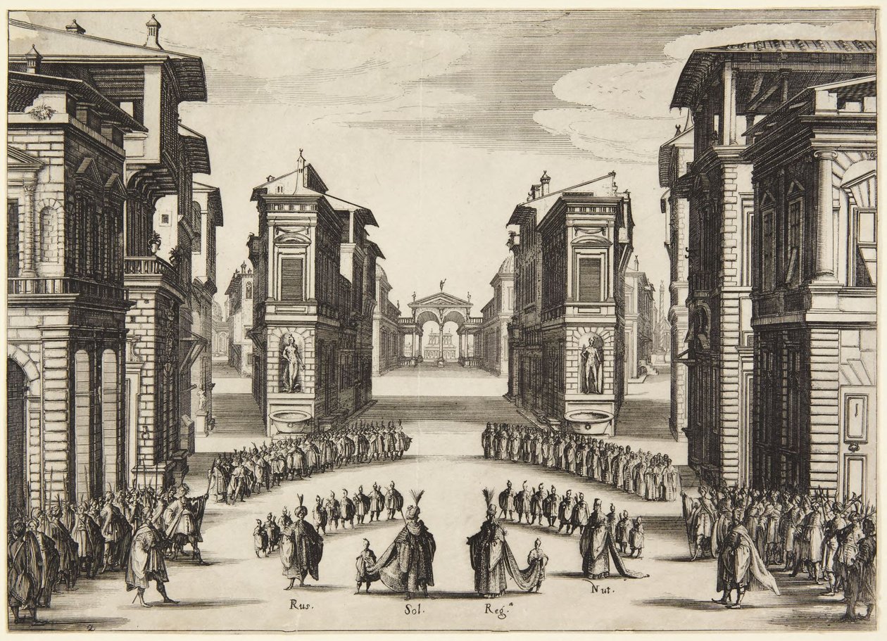 Acte 2, de la série « Soliman » - Jacques Callot