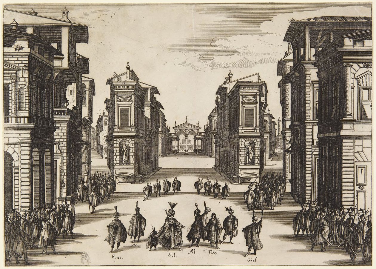 Acte 4, de la série Soliman - Jacques Callot