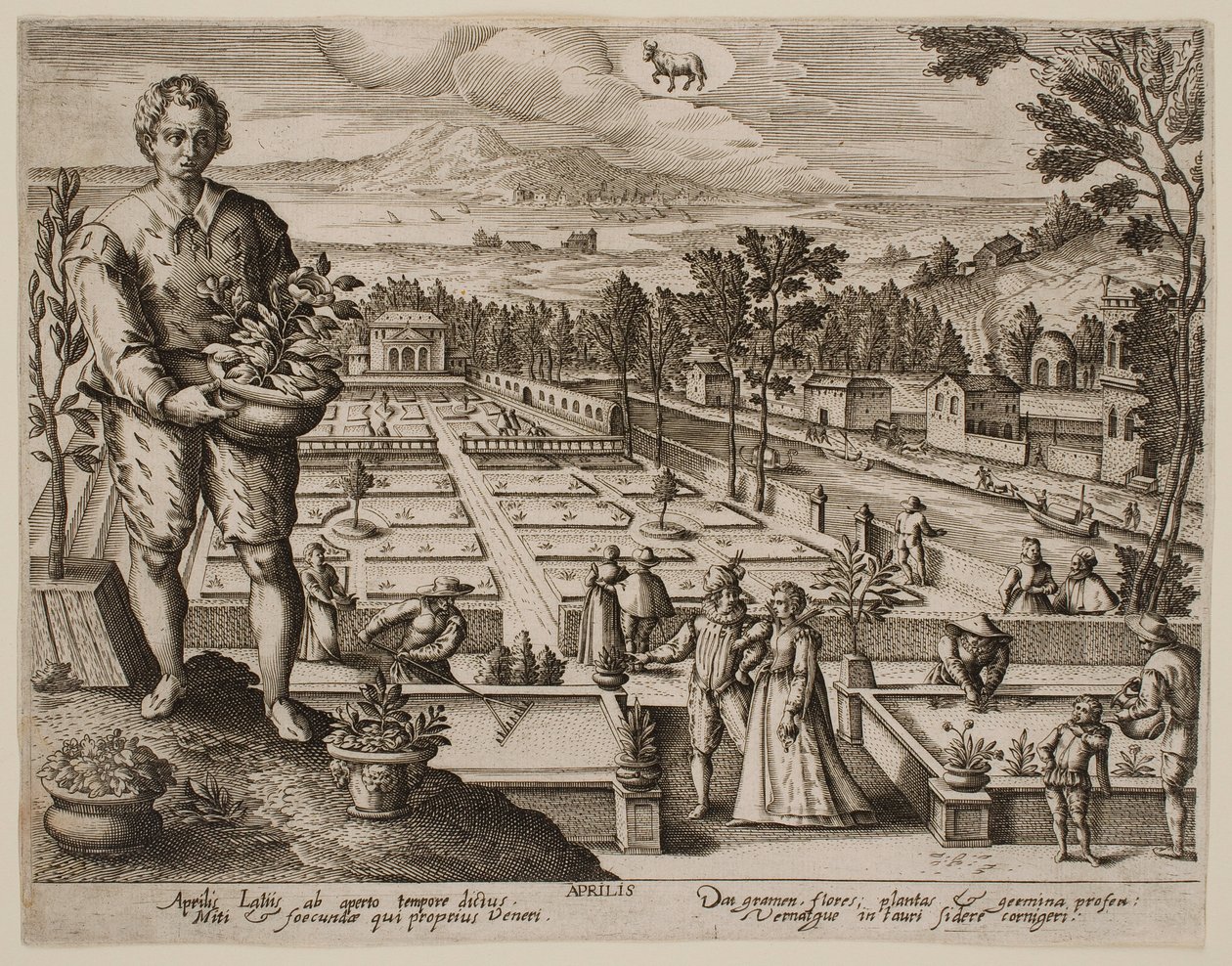 Avril, de la série « Les mois » - Jacques Callot