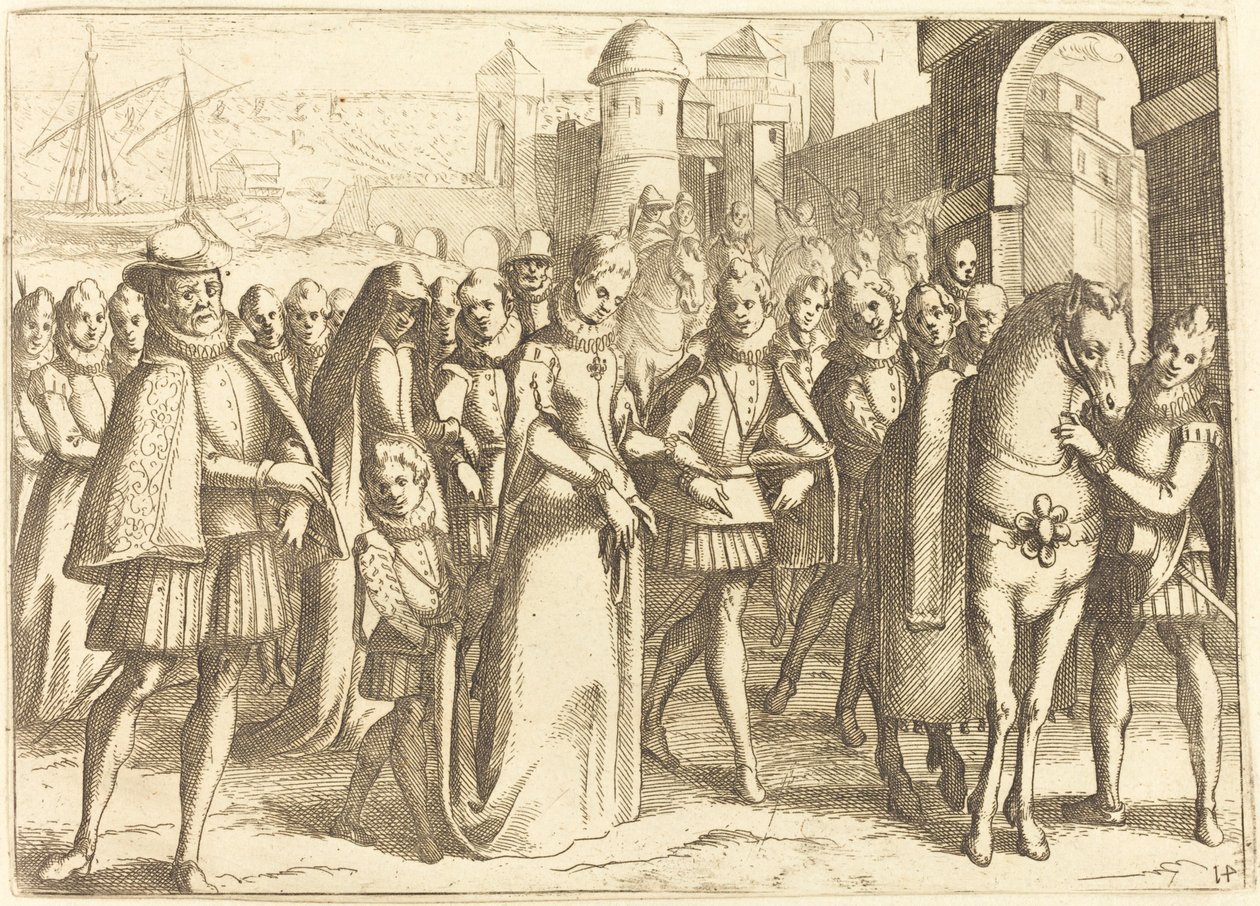 Arrivée à Valence - Jacques Callot
