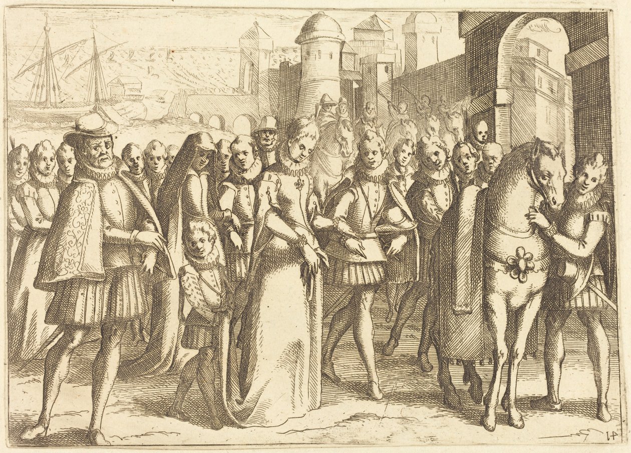Arrivée à Valence - Jacques Callot