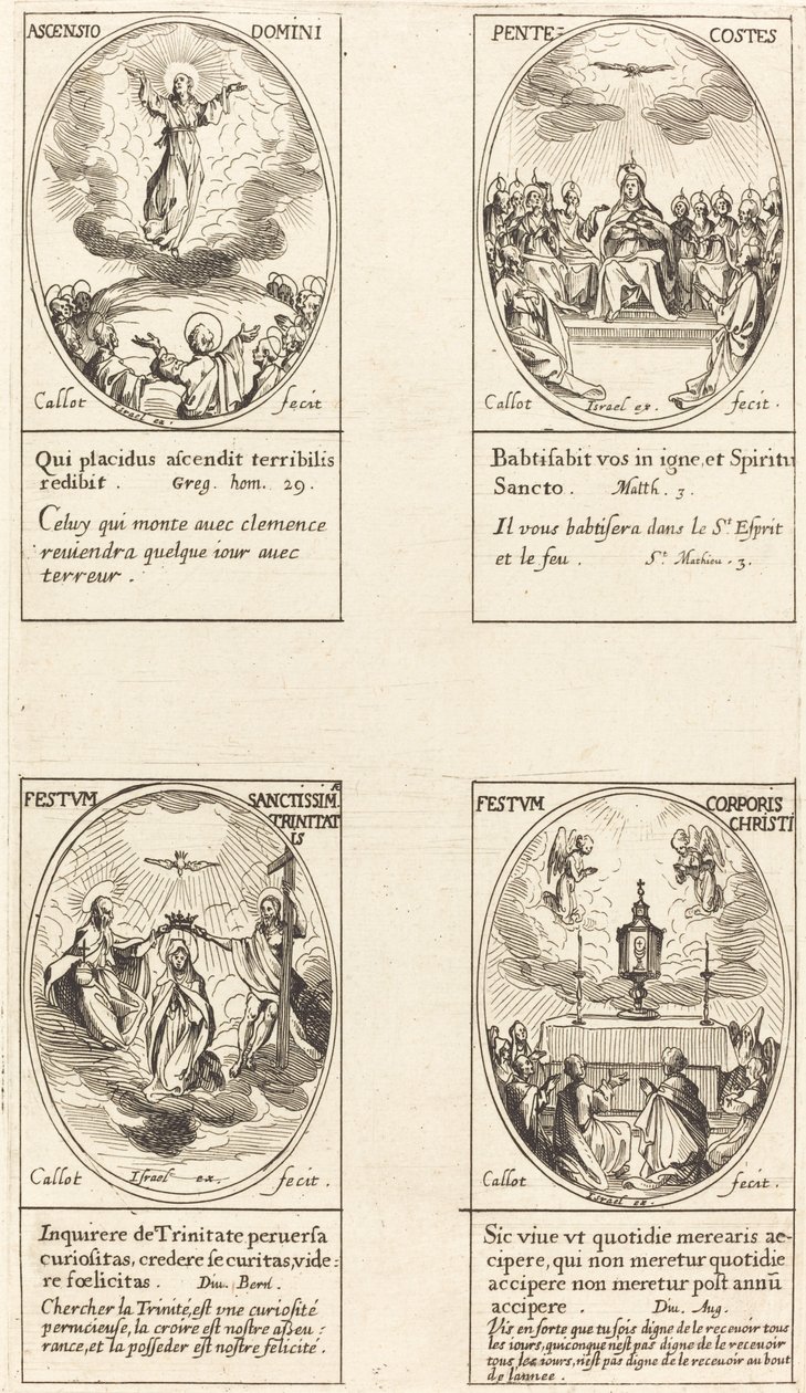 Ascension, Pentecôte, Trinité, Fête-Dieu - Jacques Callot