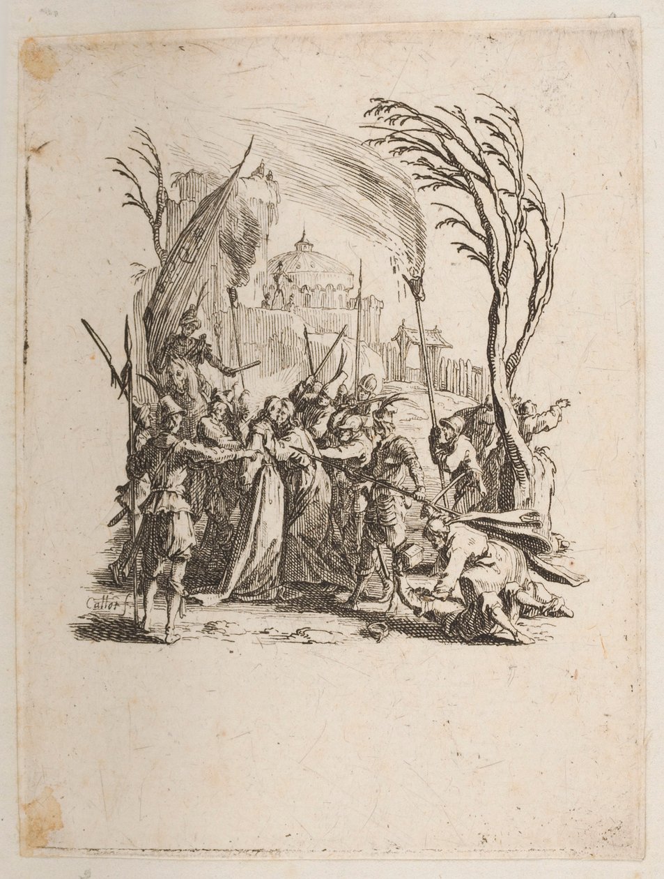 Christ livré aux Juifs, n°4 de 11 de La Petite Passion - Jacques Callot