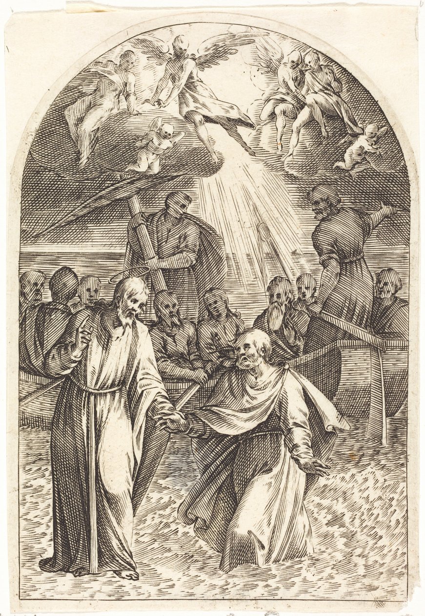 Le Christ marchant sur l