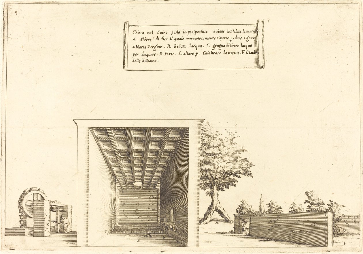 Église au Caire - Jacques Callot