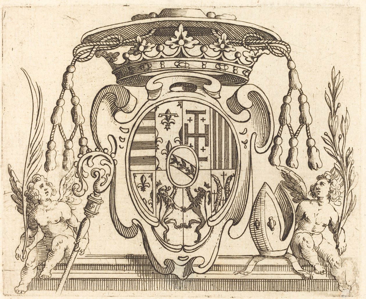 Blason de Nicolas François de Lorraine - Jacques Callot