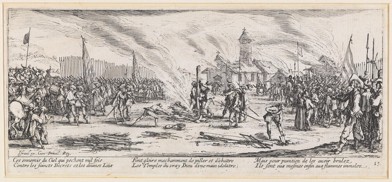 Le bûcher - Jacques Callot