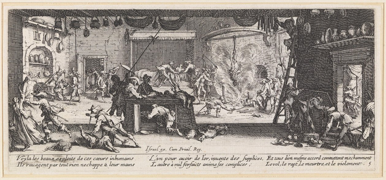 Le pillage - Jacques Callot