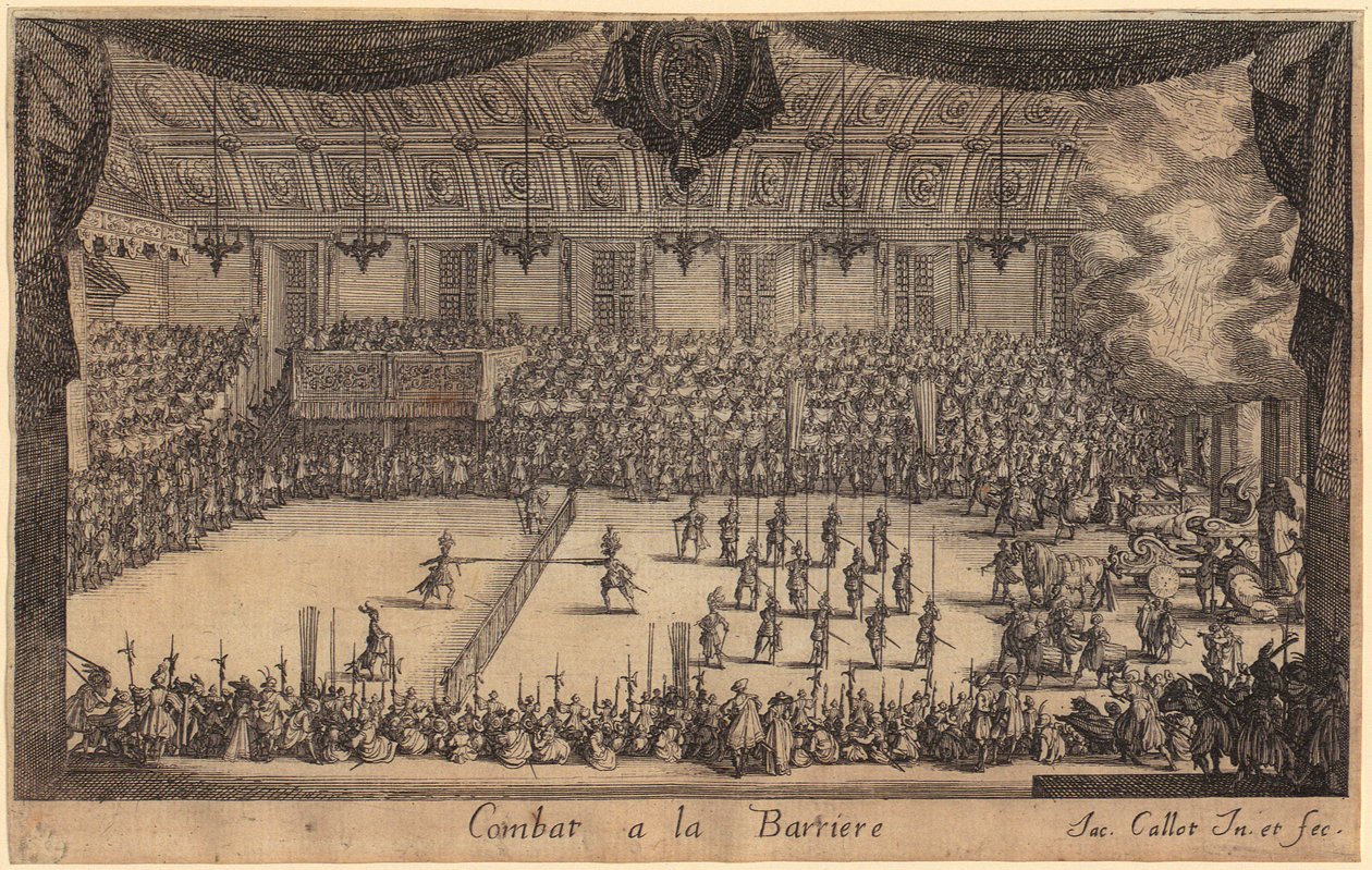 Entrée de Monseigneur Henry de Lorraine, planche 7 de la série « Le Tournoi » - Jacques Callot