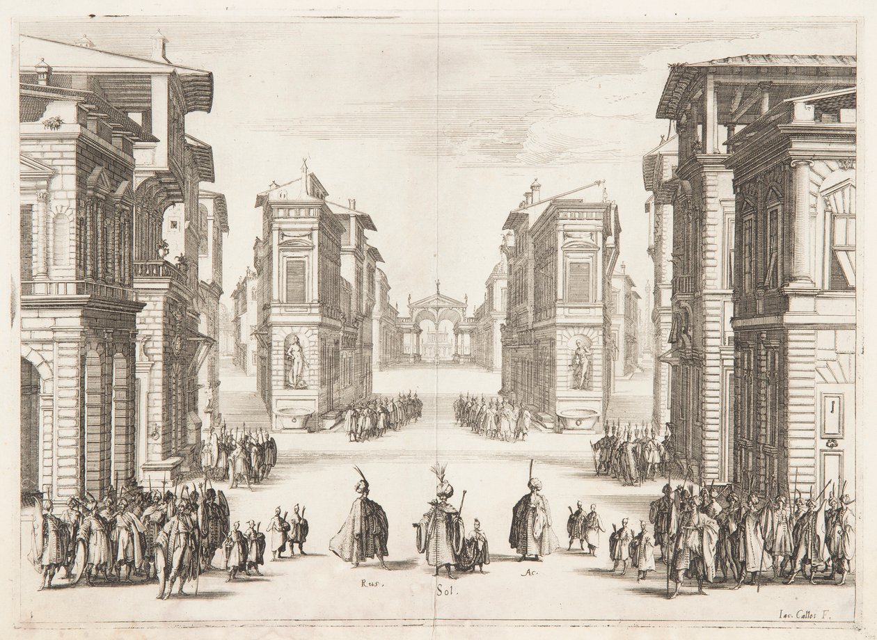 Premier acte de Soliman - Jacques Callot