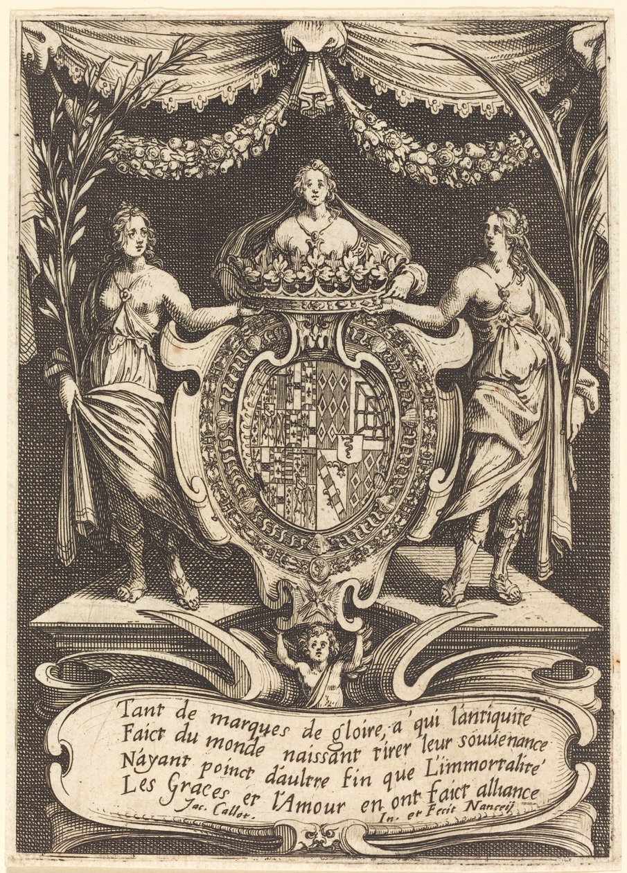 Frontispice pour "Le Combat à la Barrière" - Jacques Callot