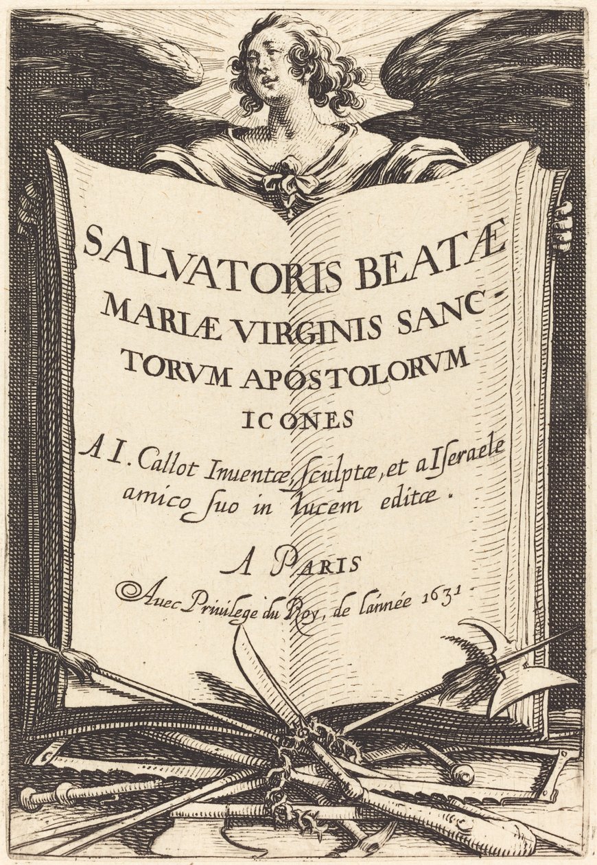 Frontispice pour "Les Grands Apôtres" - Jacques Callot
