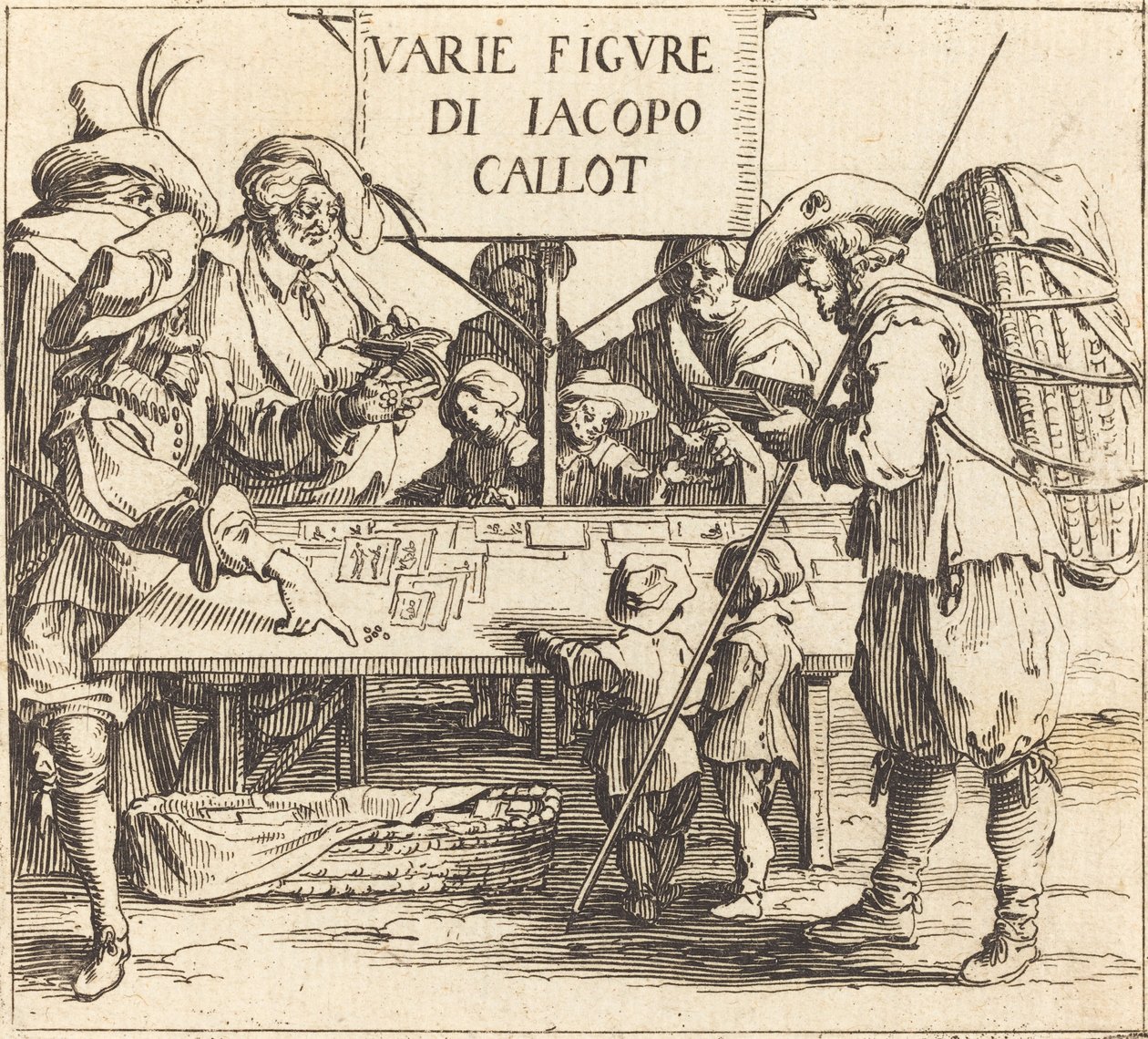 Frontispice pour Varie Figure, vers 1621 - Jacques Callot