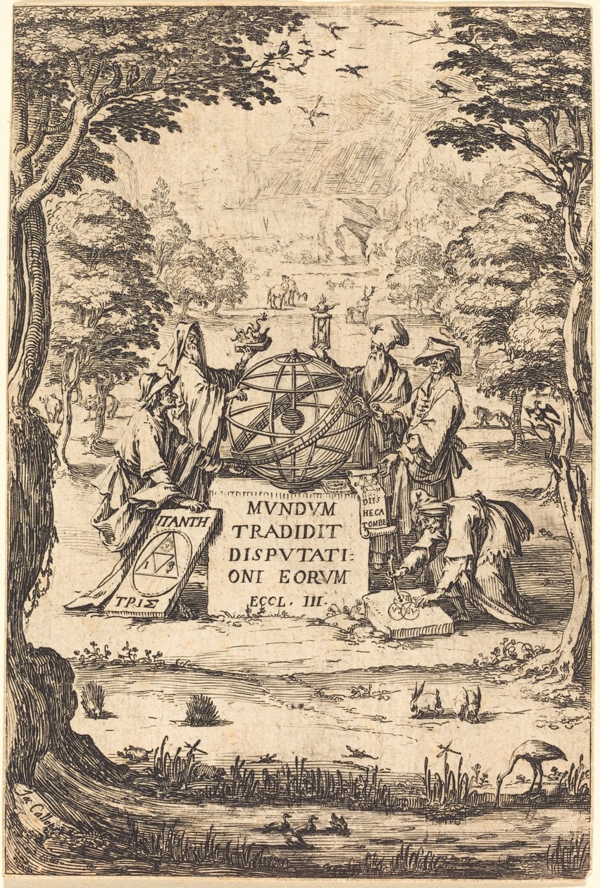Frontispice pour la Cosmologia Sacrée - Jacques Callot