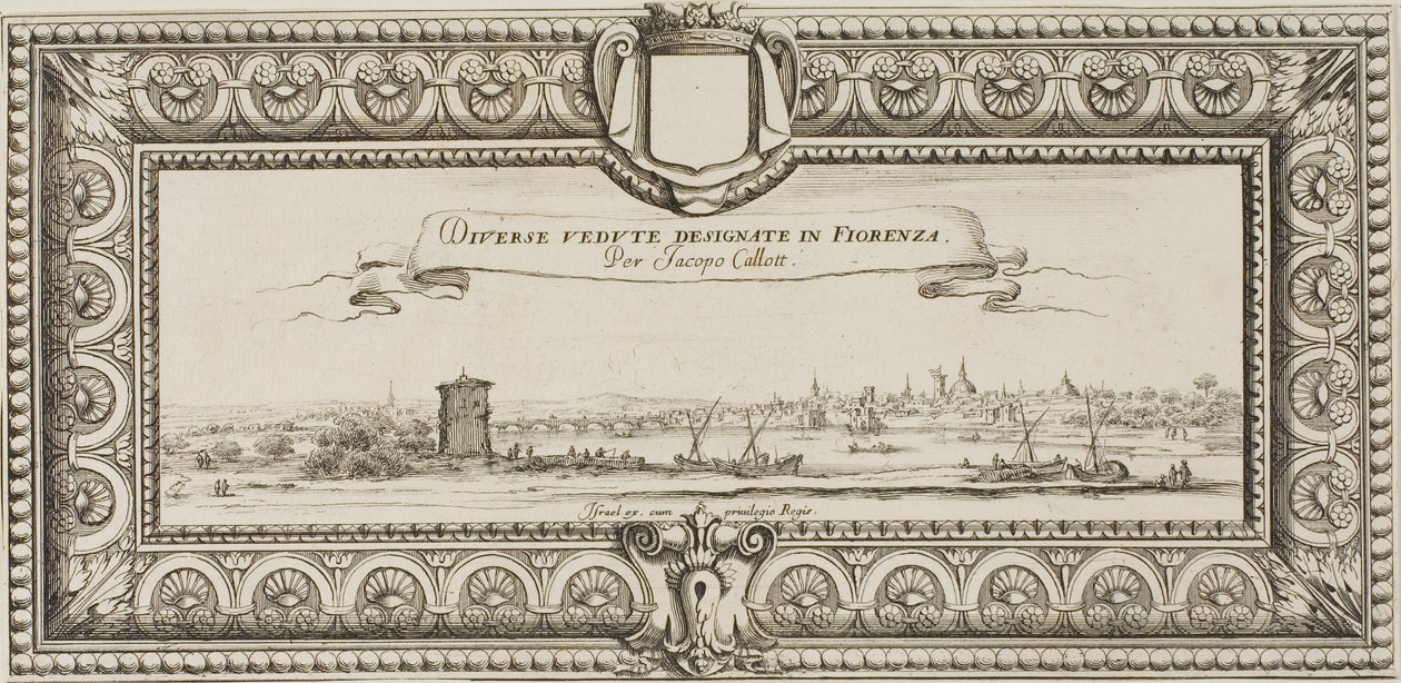 Frontispice, de Scènes diverses conçues à Florence - Jacques Callot